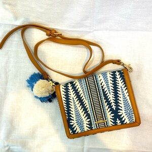 Spartina 449 linen convertible crossbody